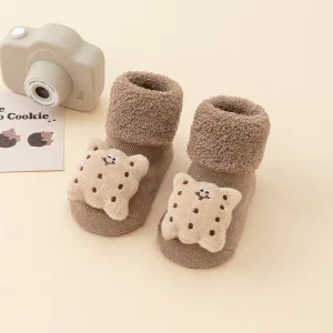 0 3 Years Baby Socks Newborn Winter Thickened Ankle Socks Baby Anti slip Floor Socks