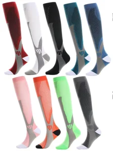 1 Pairs Anti Bacterial Compression Socks for Men and Women