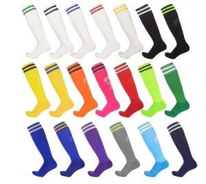 1 Pairs Knee High Training Football Socks for Men’s Professional Sports Socks for Children’s Knee High Socks in Stock