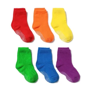 100% Combed Cotton Baby Socks for 3 5 Years Bulk Seamless Dress Socks for Newborns and Toddlers High Crew for Summer