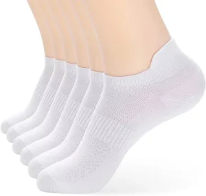 100% Cotton Anti Slip Ankle Socks Custom Logo Heel Pad Socks Soft Breathable Casual Cool Socks Dry Mesh