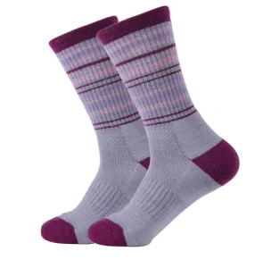 100% Merino Wool Winter Socks for Women Breathable Cushioned Anti Slip Ankle Crew Socks for Daily Hiking Walking Warm Children