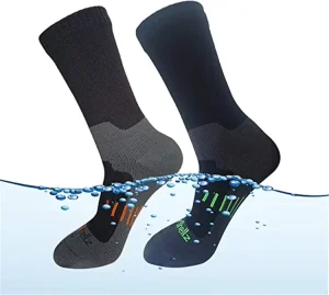100% Waterproof Breathable Crew Socks Merino Thermal Line Outdoor Hiking Ski Cycling Socks