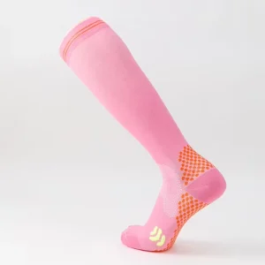 15 20 Mmhg Marathon Sports Circulation Socks Men Running Knee High Compression Socks for Women