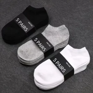 1pair 5pairs 10pairs Essential Ankle Socks Soft & Lightweight Low Cut Ankle Socks Women’s Stockings & Hosiery