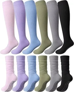 20 30mmHg Varicose Veins Athletic Sport Nylon Copper Winter Grip Stocking Women Knee Sock Custom Compression Socks