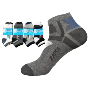 20g Polyester Men’s Ankle Socks Letter Pattern Snagging Resistance Disposable Bottom for Summer Outdoor Casual Use