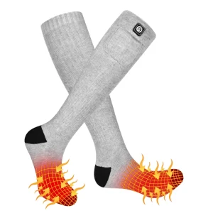 2200MAH Long Time Thermal Insulation 40 to 65 Degrees Celsius Leg Warmer Outdoor Sports Men’s and Women’s Heated Stockings