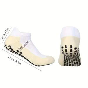 3 High Quality Nonslip Men Soccer Socks Breathable Grip Athletic Nylon Ankle Socks Sports Football Socks