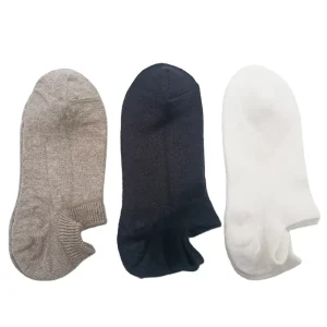 3 Pairs No show Hemp Socks Natural Solid Color No Dyeing 100% Hemp Yarn Knitted