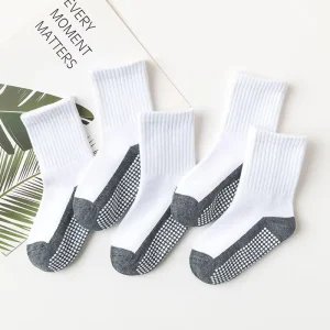 5 Pack Non slip Dispensing Children’s Socks Cotton Anti Slip Ankle Toddler Kids Child Boys Girls New Born Baby Socks