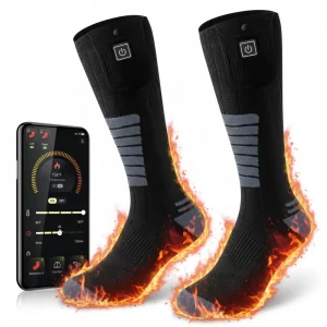 7.4V Electric Heated Thermal Socks Rechargeable Battery Coolmax Heated Socks