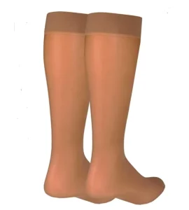 8 15 MmHg Support Light 20 Denier Knee High Socks Sheer Compression Stockings for Women and Men
