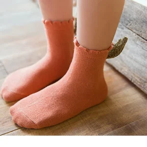 Adorable Quotes Fashion Socks Children’s Comfortable Cotton Baby Socks Angel Wings Kids Socks