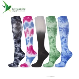 Adult Disposable Nylon Sports Socks Knitted Medical Compression Footwear for Active Lifestyle High Crew Winter Sports Design for
