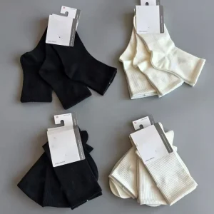 All Season 3 Pairs Pack Sports Crew Socks for Men and Women Mid and Long Tube Socks