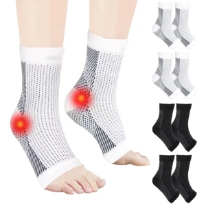 Ankle Brace Compression Sleeve Open Toe Socks Women & Men for Skipping & Running Sports Socks