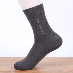 Ankle Dress Logo Custom Classic Knitted Crew Dress Business Sock Men Socks
