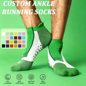 Ankle Gym Men Running Socks Breathable Sports Socks Sustainable Cotton Custom Socks