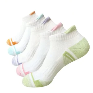 Ankle Socks Quick Dry, Sweat-Absorbent Reinforced Heel Structure Super Durability for Yoga Practice for Women