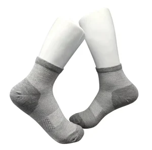 Ankle Socks Spandex Polyester Breathable Anti Bacterial Quick Dry Thin Daily Business Use