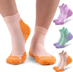 Ankle Socks Womens Hiking Running Cushioned Quarter Athletic Socks