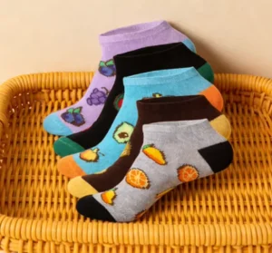 Anti Bacterial Crew Socks Cotton Mens Breathable Sporty Casual Summer