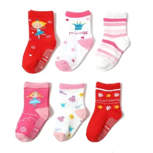 Anti Slip Baby Socks Grip Colorful Children Socks Custom logo