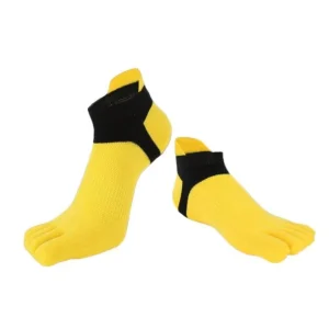 Anti Slip Cotton Grip Running Sport Compression Men’s Five Fingers 5 Toe Socks