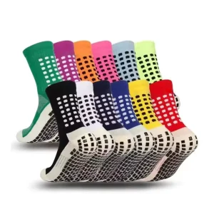 Anti Slip Sock Non Slip Soccer Men Grippy Sport Football Custom Logo Sports Grip Socks