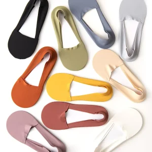 Anti slip No Show Cushion Terry Couple Invisible No Show Socks
