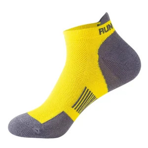 Antibacterial Running Cotton Socks ODM Men’s Sweat-Absorbing Odor-Resistant Sports Breathable Short Socks Mesh Low-Cut Socks