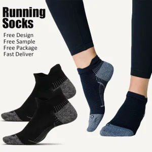 Athletic Ankle Running Socks Heel Tab Lightweight Sports Socks for Men Women