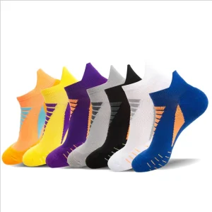 Athletic Breathable Cushioned Basketball Football Running Compression Ankle Socks
