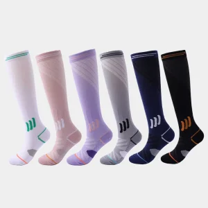 Athletic Compression Socks Calf Support for Sports Protection with Arch Brace Performance Enhancing Gym Socks