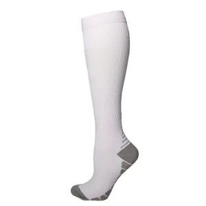 Athletic Compression Socks for Youth Leopard Pattern Cotton/Bamboo Material Eco-Friendly Exercise Socks with Custom Bottom Logo