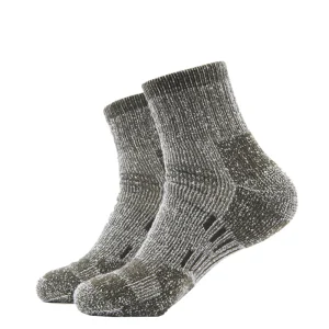 Athletic Crew Merino Wool Thick Solid Socks Winter Thermal Outdoor Hiking Cycling Camping Ski