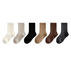 Australian Brushed Fleece Children’s Fleece-lined Thick Warm Winter Floor Sleep Socks Non-fuzzy Cold-proof Frost-resistant