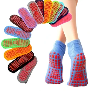 Autumn Breathable Knitted Sports Crew Socks for Youth Men’s Customized Football Soccer Pattern Non-Slip Foot Cuff Body Bottom