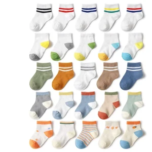 Autumn Infant Boys and Girls Standard Princess Baby Breathable Knitted Dress Socks Newborn