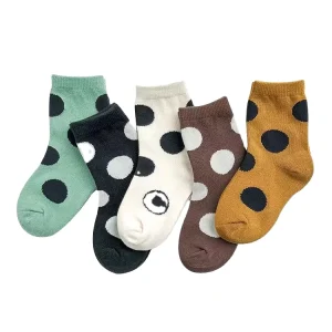 Autumn Spring Casual Unisex Baby Socks Breathable Cotton Knitted Middle Tube Kids Socks Newborn