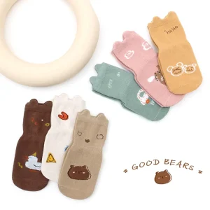 Autumn Winter New Korean Style Knitted Floor Socks Children’s Baby Toddler Cartoon Anti slip Socks