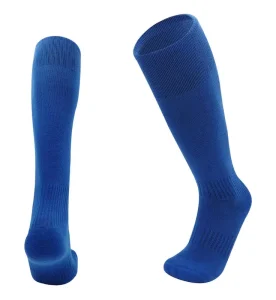 Autumn Winter Professional Solid Color Football Socks Adults Breathable Polyester Cotton Non Slip Wear Resistant Long Outdoor