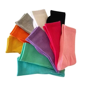 Autumn Winter Sports Candy Color High-Top Socks Long Tube Non-Gender Socks
