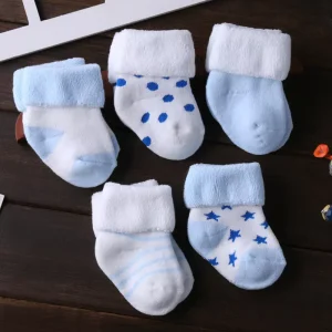 Autumn Winter Thickened Cotton 1 3 Years Old Cute Fuzzy Floor Newborn Baby Socks