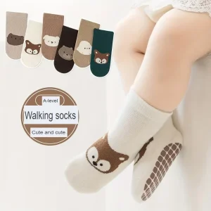 Autumn and Winter Large Area Dot Glue Baby Trampoline Socks Baby Little Kids Nonslip Floor Socks Large Cartoon