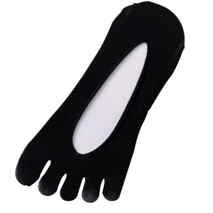 BDE HEAL Training Five Finger Toe Socks No Show Cotton Low Cut Athletic for Men Made in China