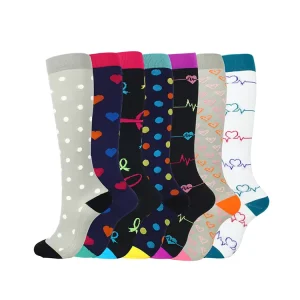 BX-F0130 Custom Women Knee High Long Socks Men Women Casual Socks Design Logo Socks