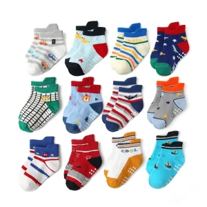 Baby Anti Slip Home Socks Knitted Pattern Star Animal Socks Baby Boy Knit Cute Custom Cotton Dress Kids Socks
