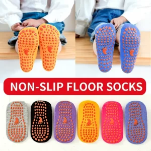 Baby Anti-Slip Thin Knitted Ankle Socks for Trampoline Yoga Indoor Playground Toddler Custom Logo Low MOQ